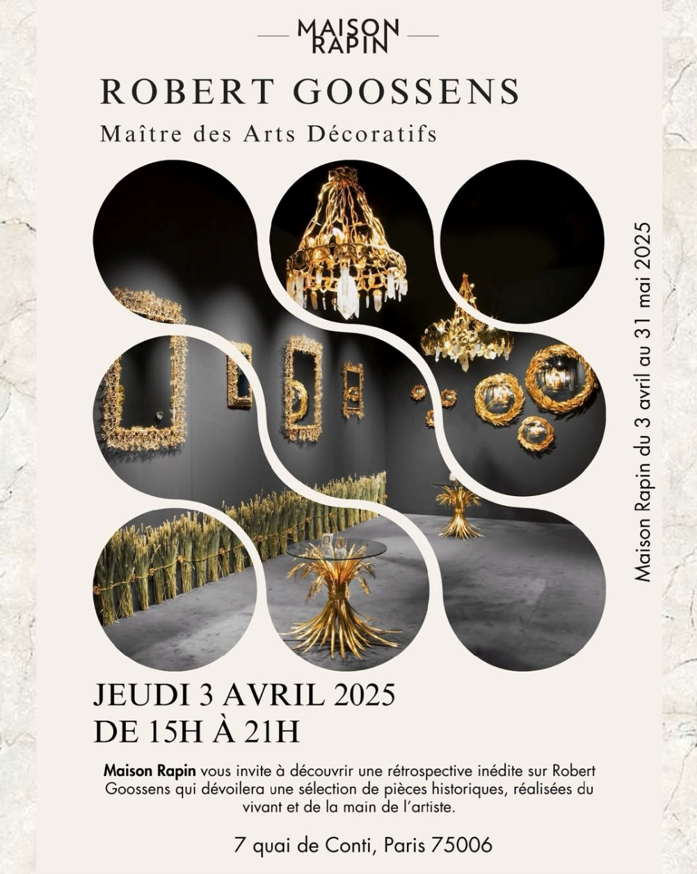 Robert Goossens, Maître des Arts Décoratifs
