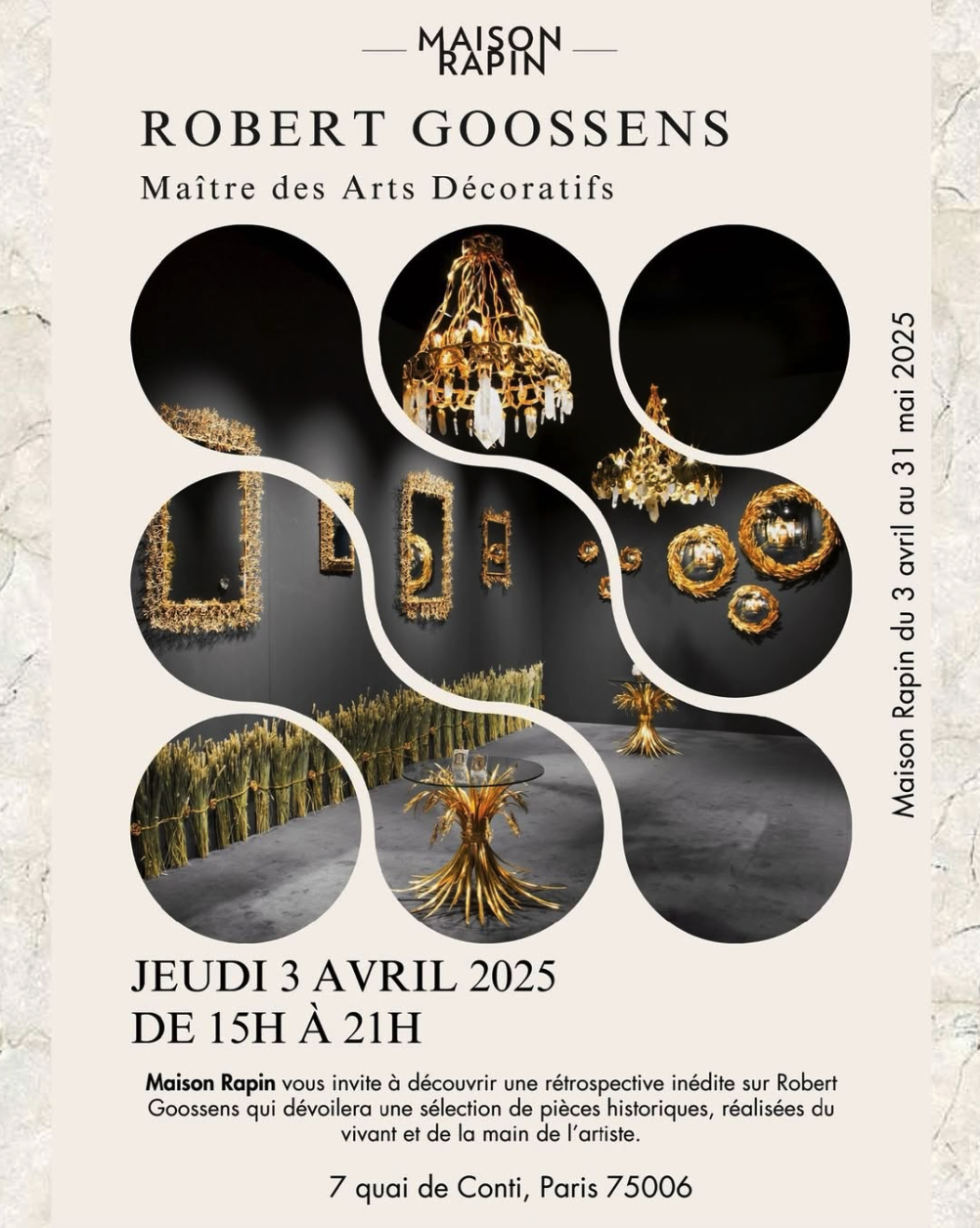 Robert Goossens, Maître des Arts Décoratifs