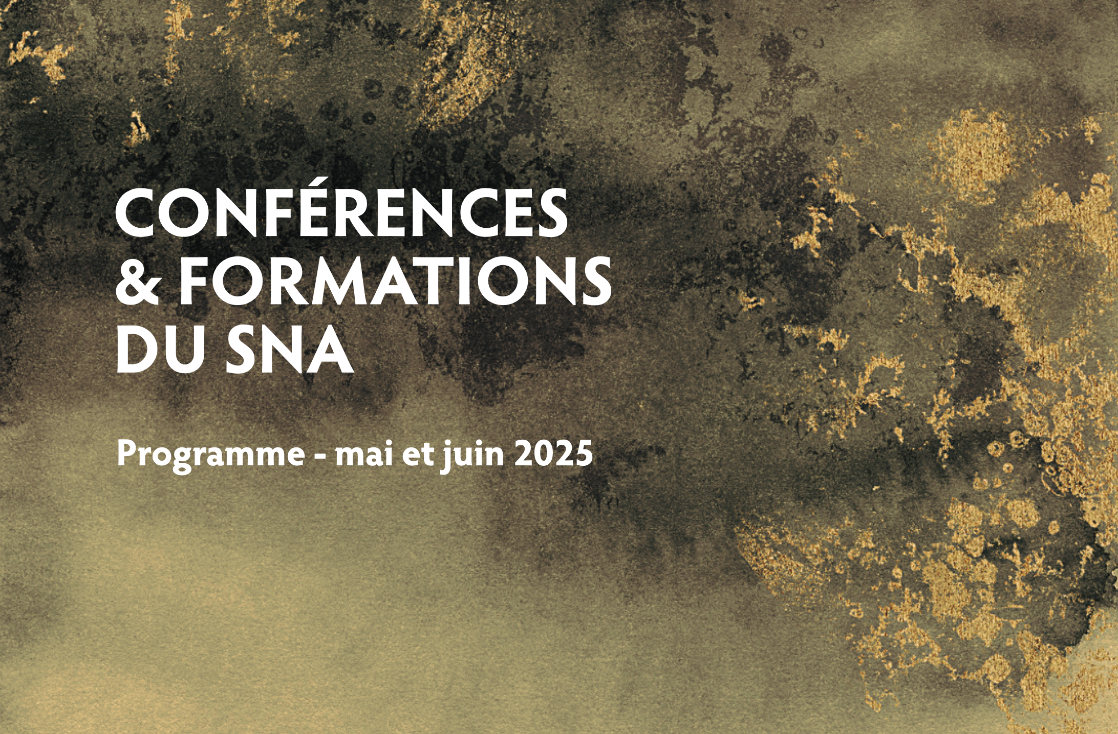 CONFÉRENCES & FORMATIONS – PROGRAMME MAI ET JUIN