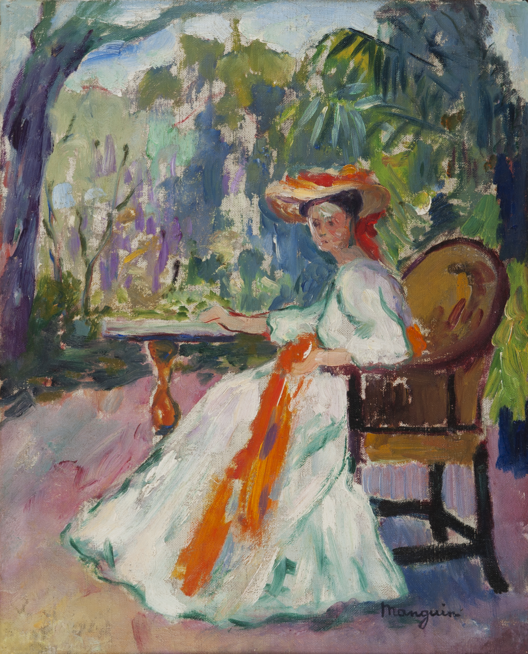Jeanne au ruban orange, 1907