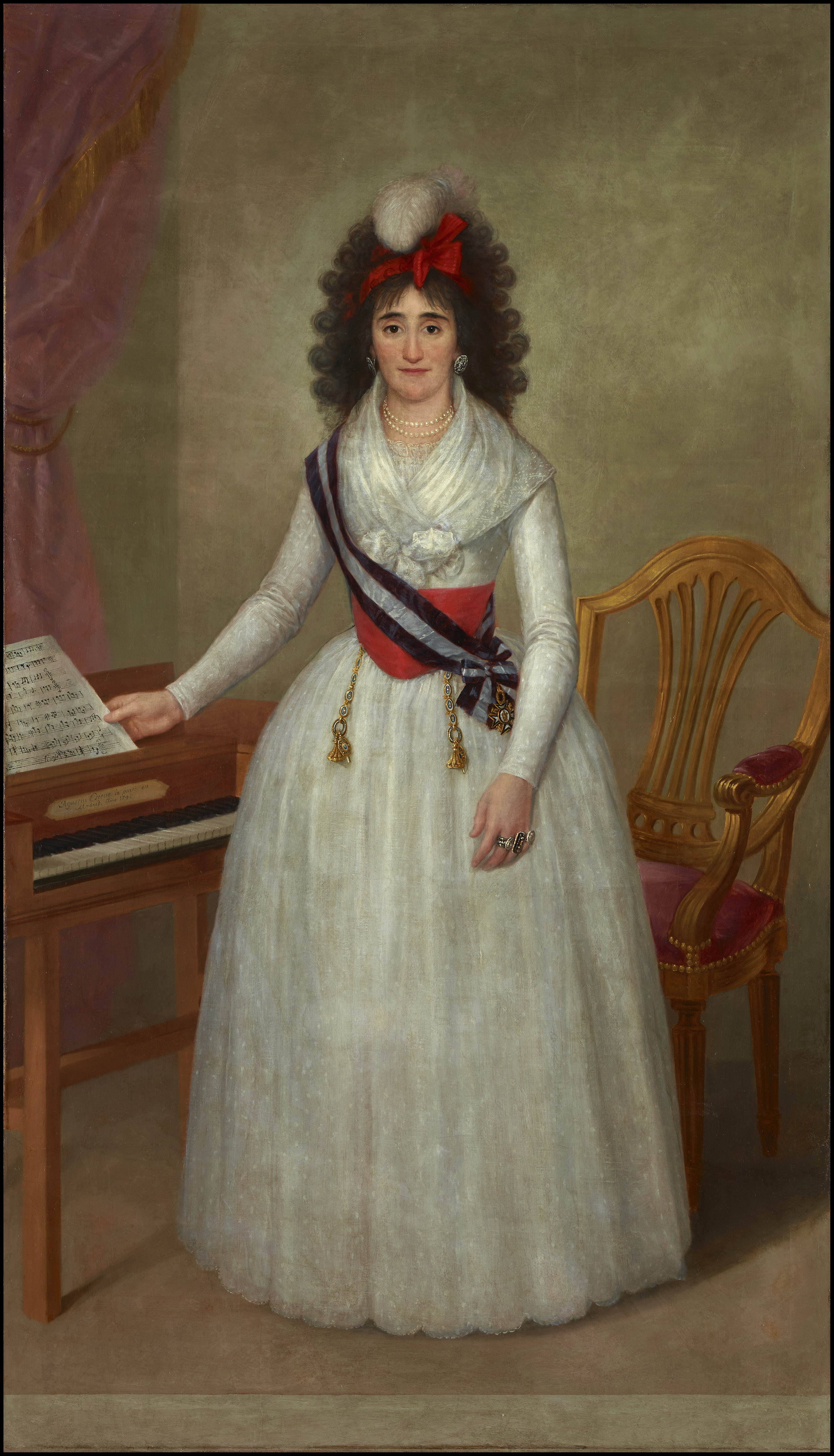 Portrait de María de la Concepción Belvis de Moncada y Pizarro, VIIIe  Marquise d’Ariza