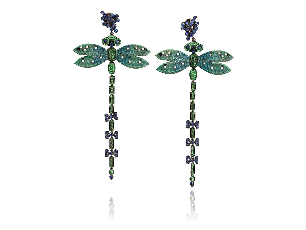Boucles d'oreilles, collection "Kites"