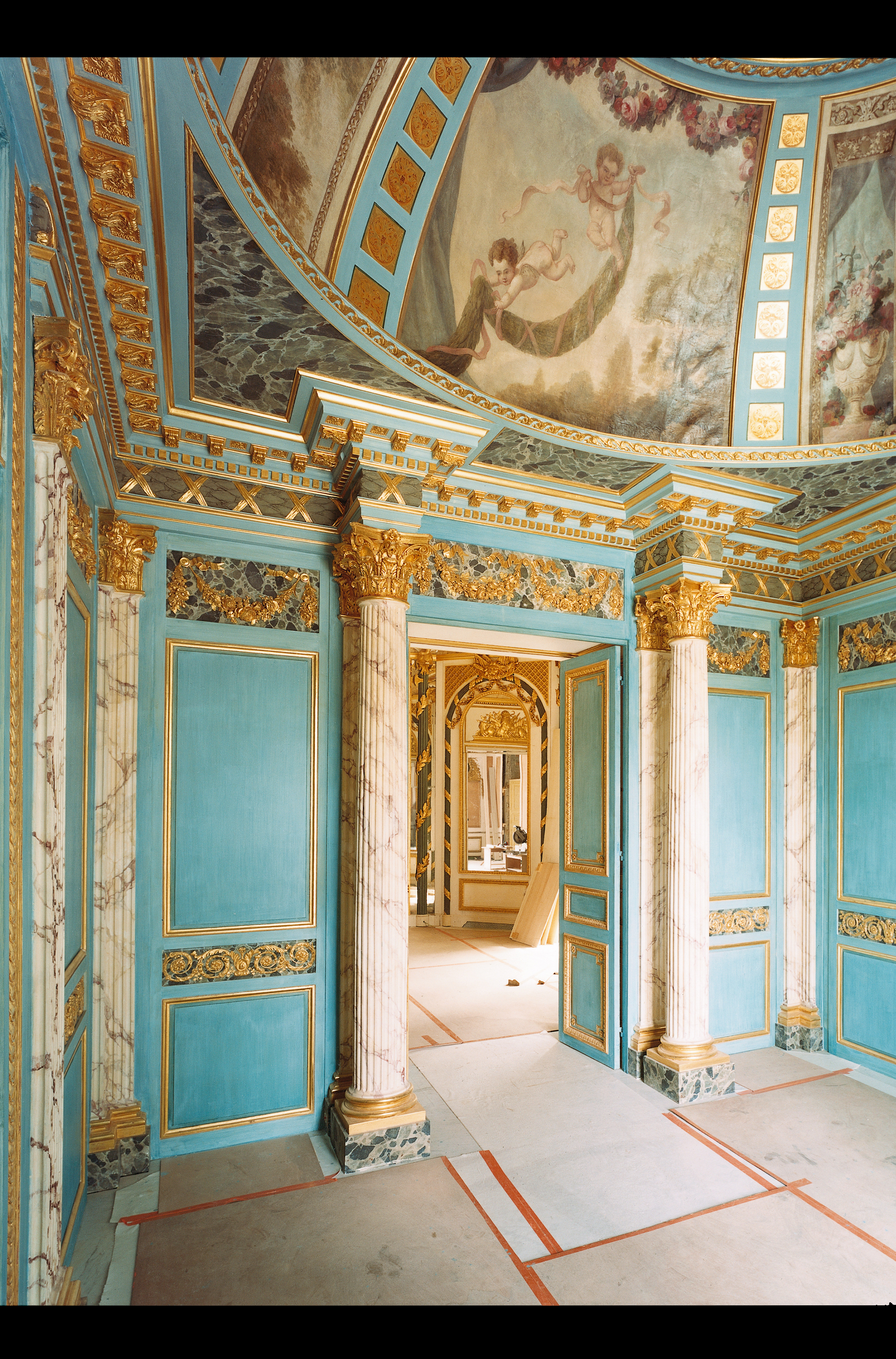 Décor boiseries - Villa La Fiorentina - Saint-Jean Cap-Ferrat