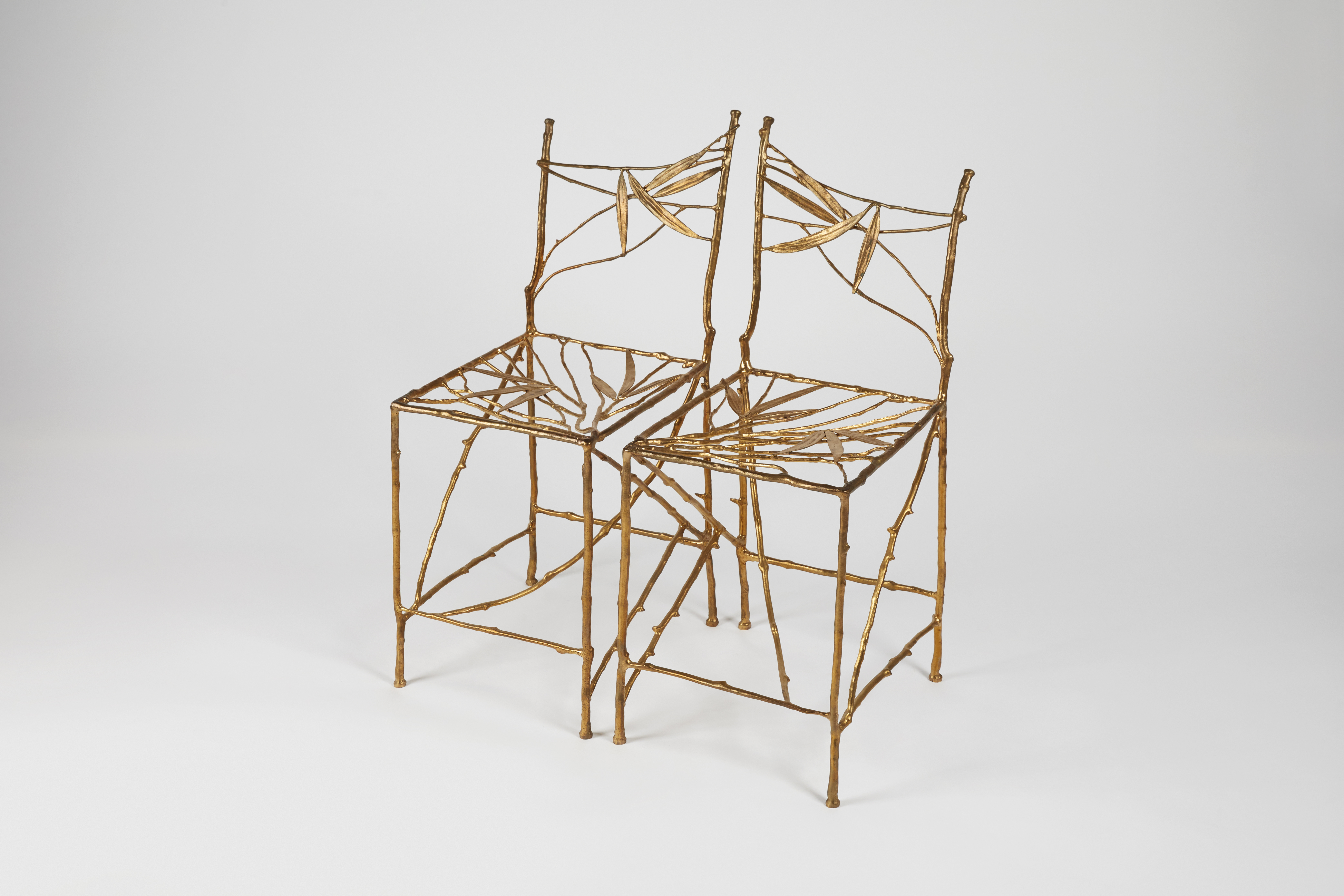 Paire de chaises Bambou