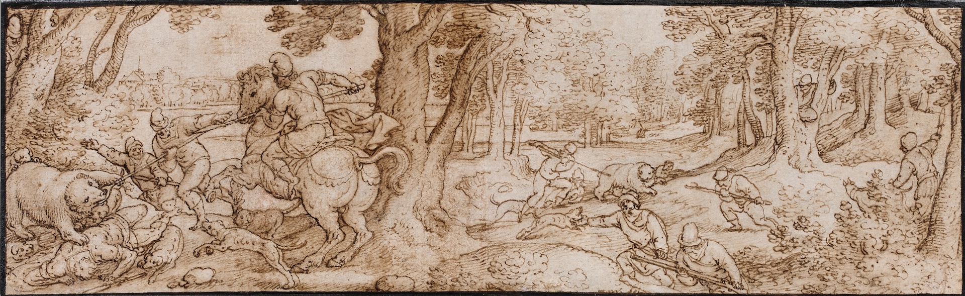 Les Chasses : La Chasse à l'ours ; La Chasse au loup