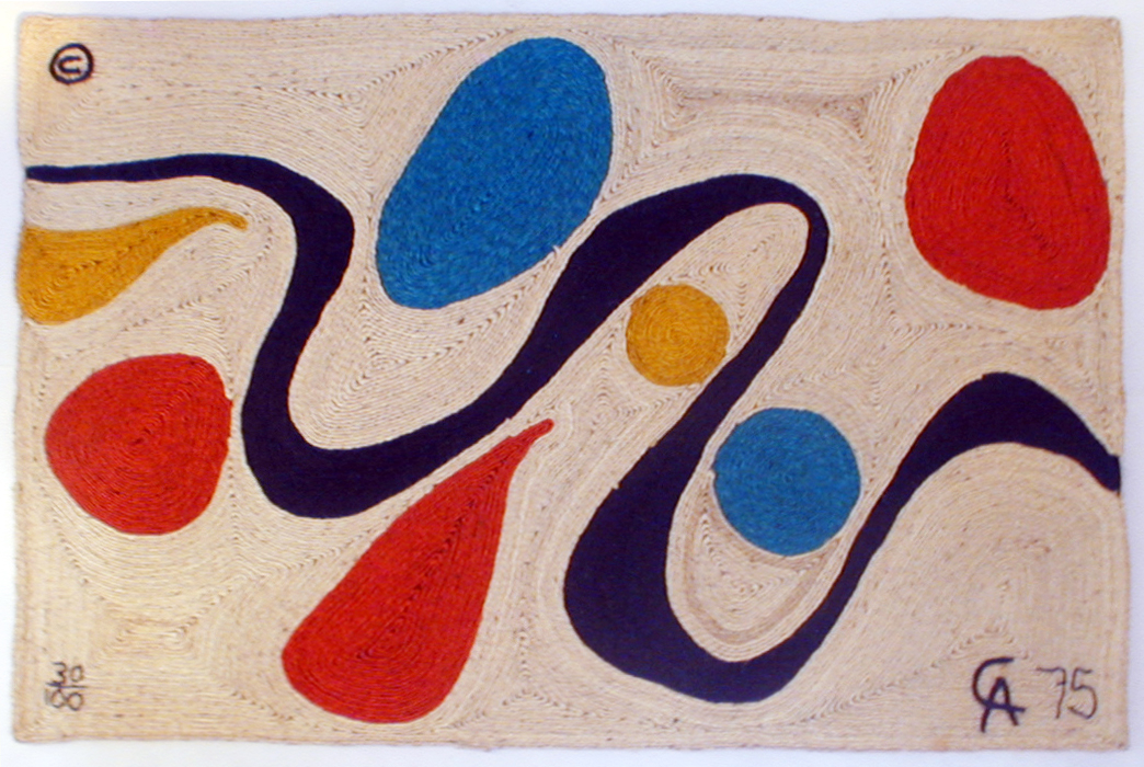 Tapisserie en corde d'après Alexander Calder
