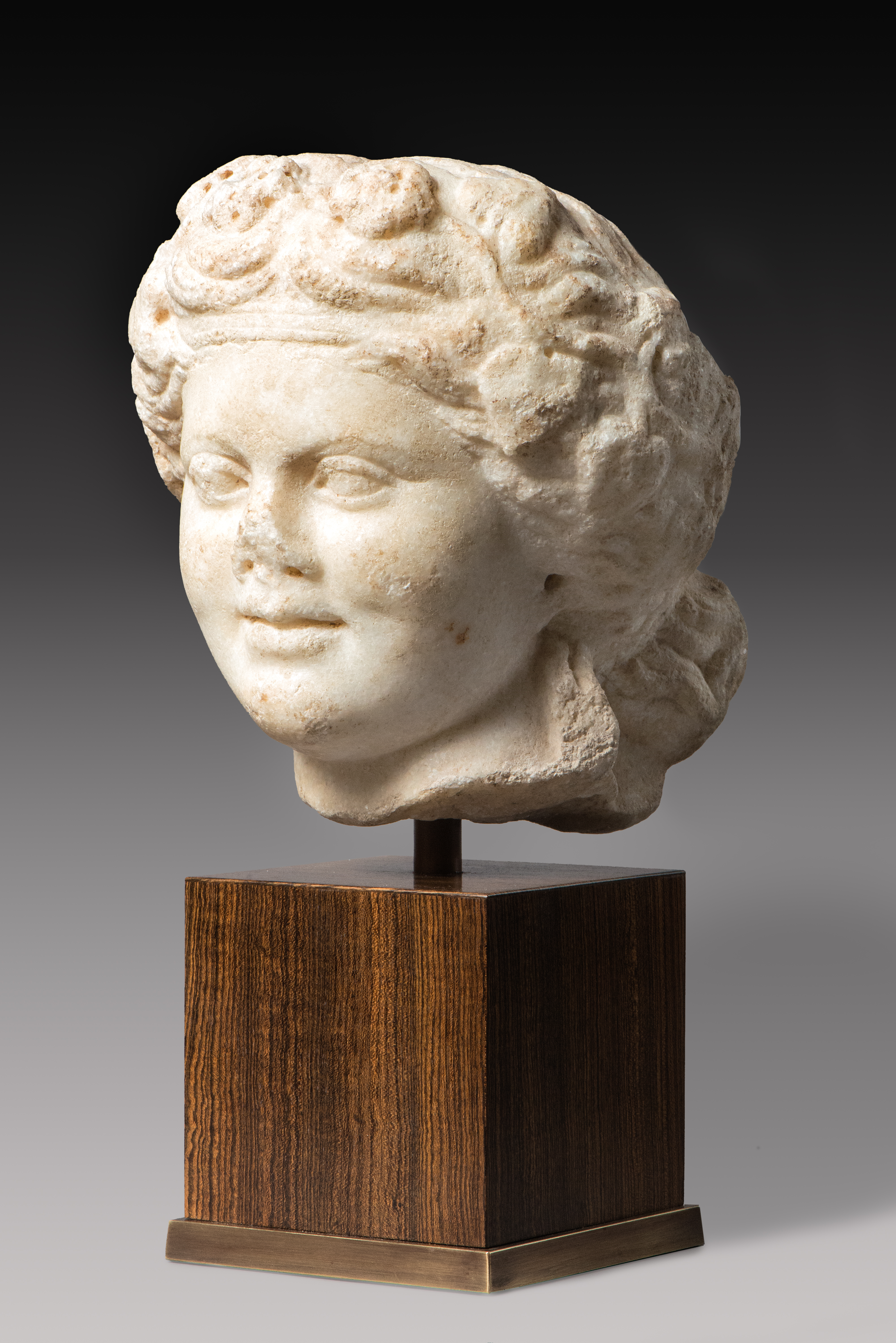 Tête de jeune Bacchus
