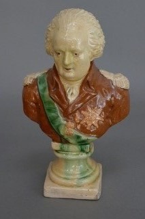 Bust of Louis XVI in Apt earthenware