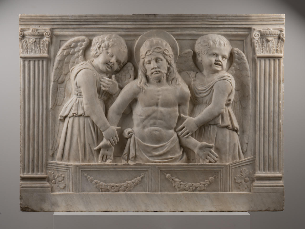 Imago pietatis en marbre, Italie du Nord, XVe siècle