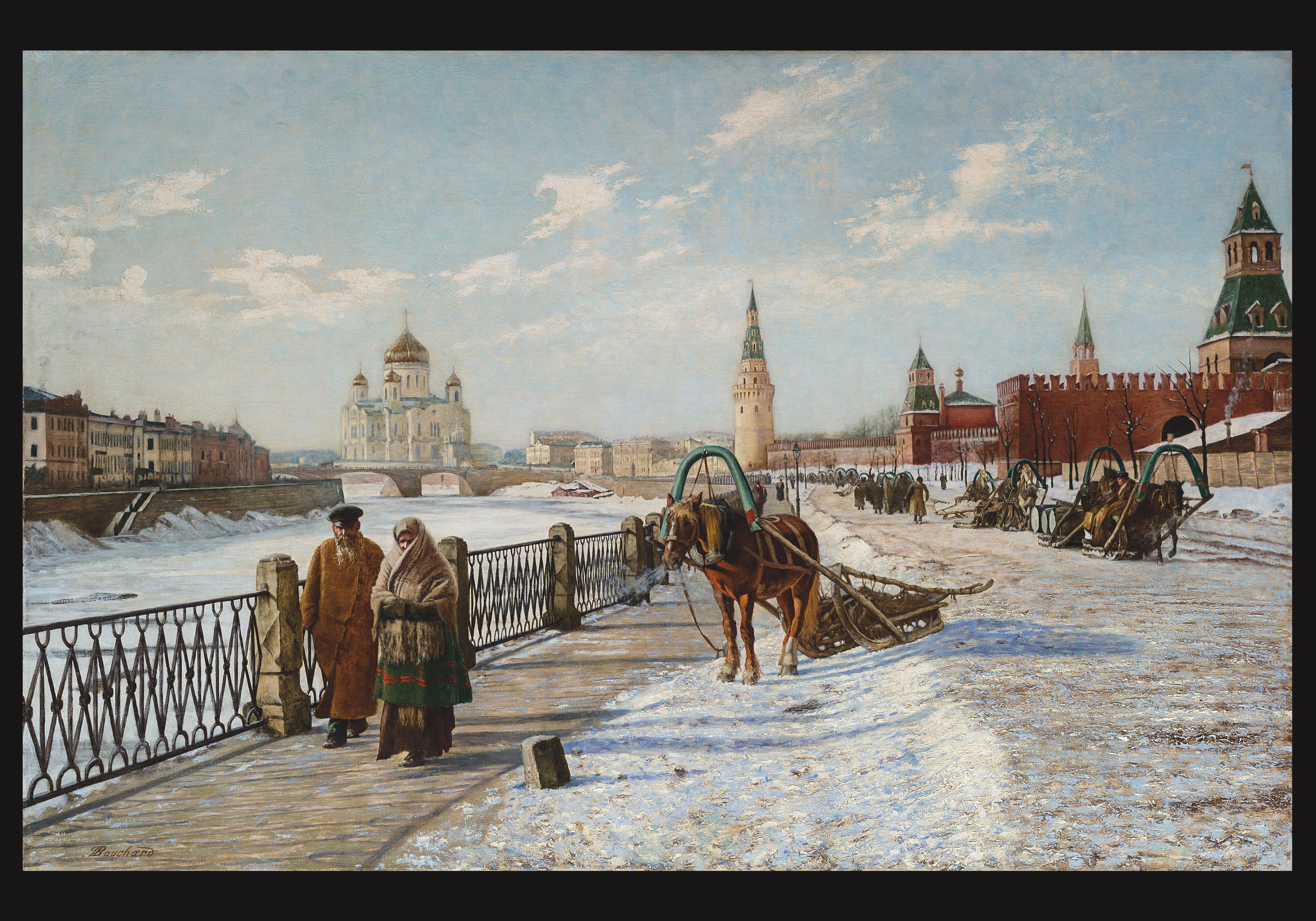 Moscou sous la neige