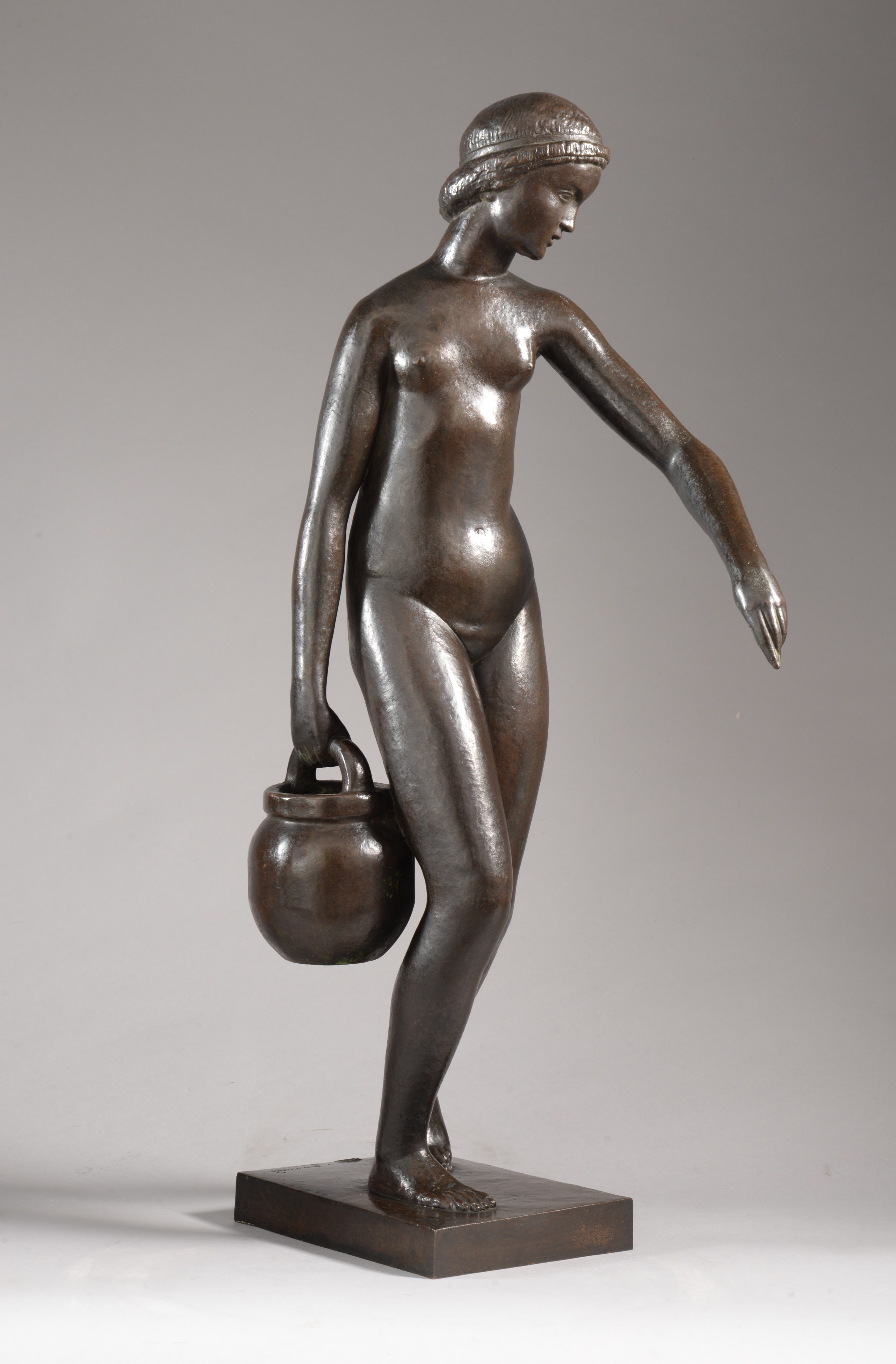 JEUNE FILLE A LA CRUCHE état, petite nature (1910)