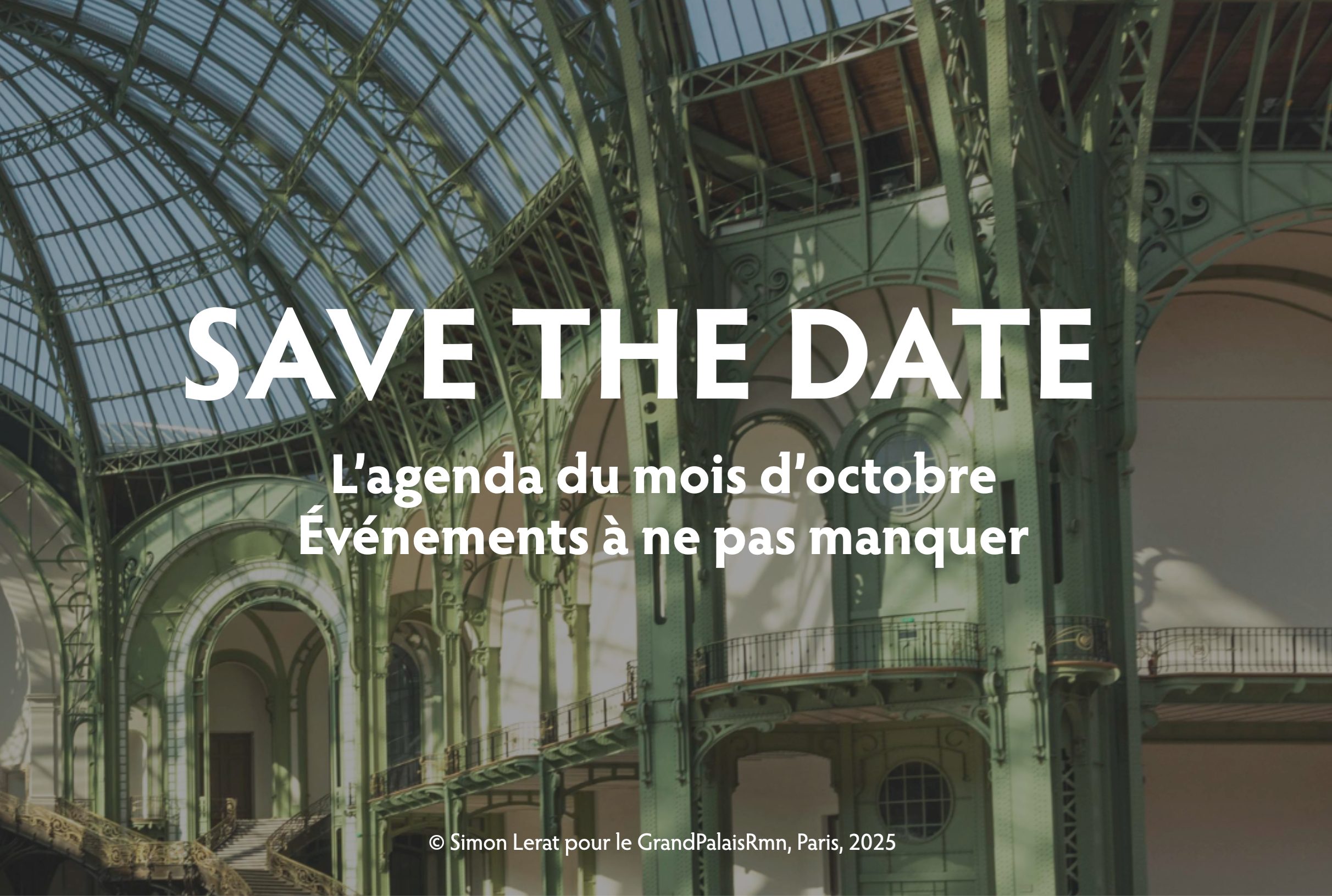 Actualité de l'art et des salons au mois d'octobre