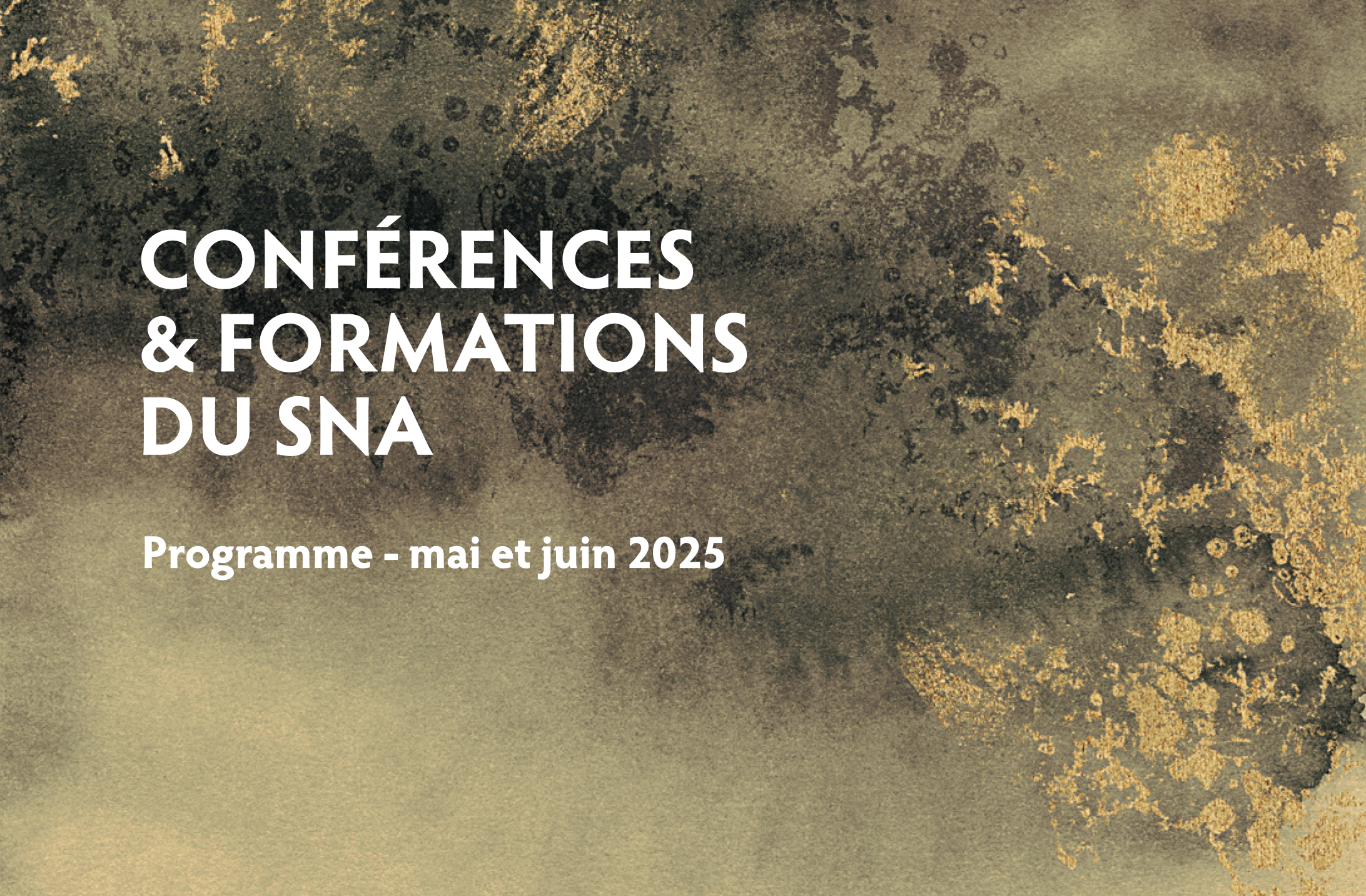 CONFÉRENCES & FORMATIONS – PROGRAMME MAI ET JUIN