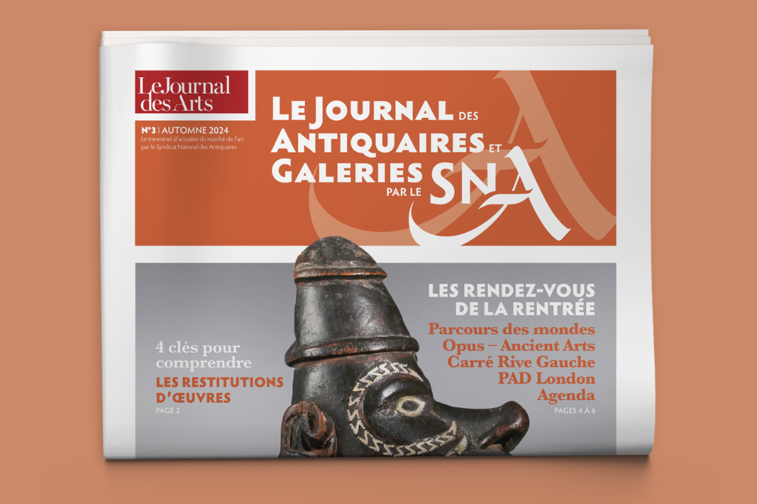 Le N°3 du Journal des Antiquaires et Galeries est paru le 6 septembre