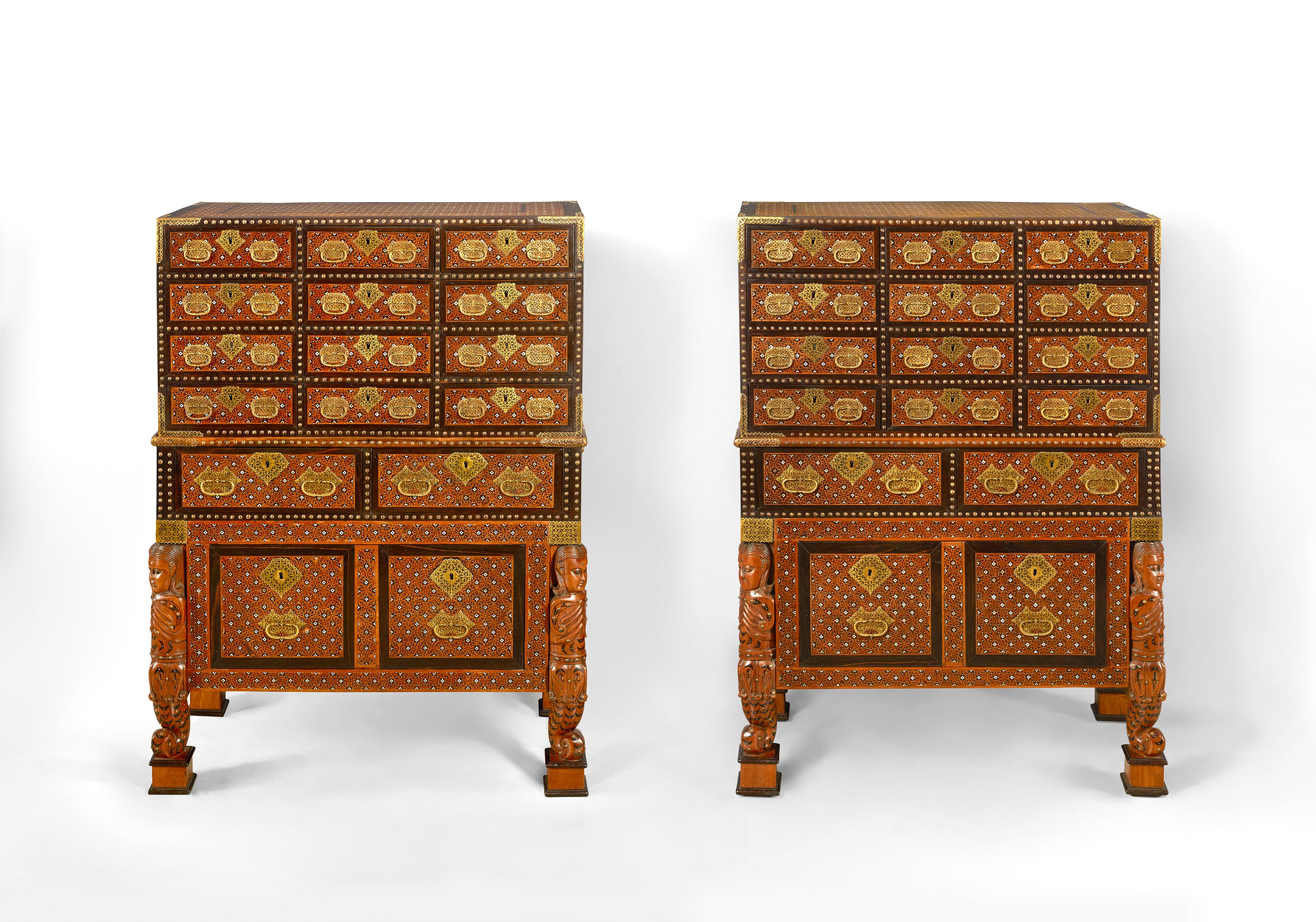 Cabinets on a stand (pair)