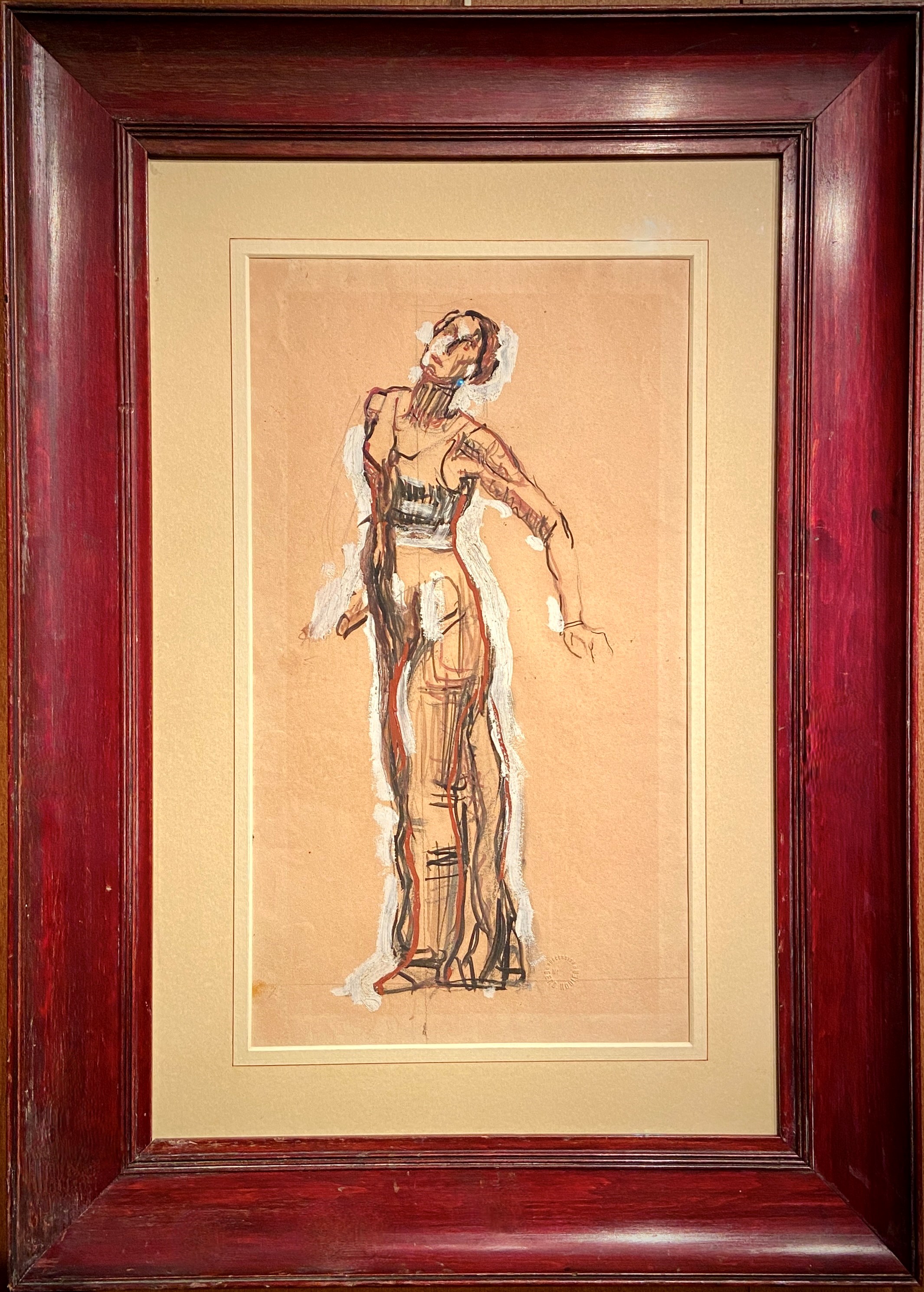 Étude préparatoire pour 'Regard dans l'infini'