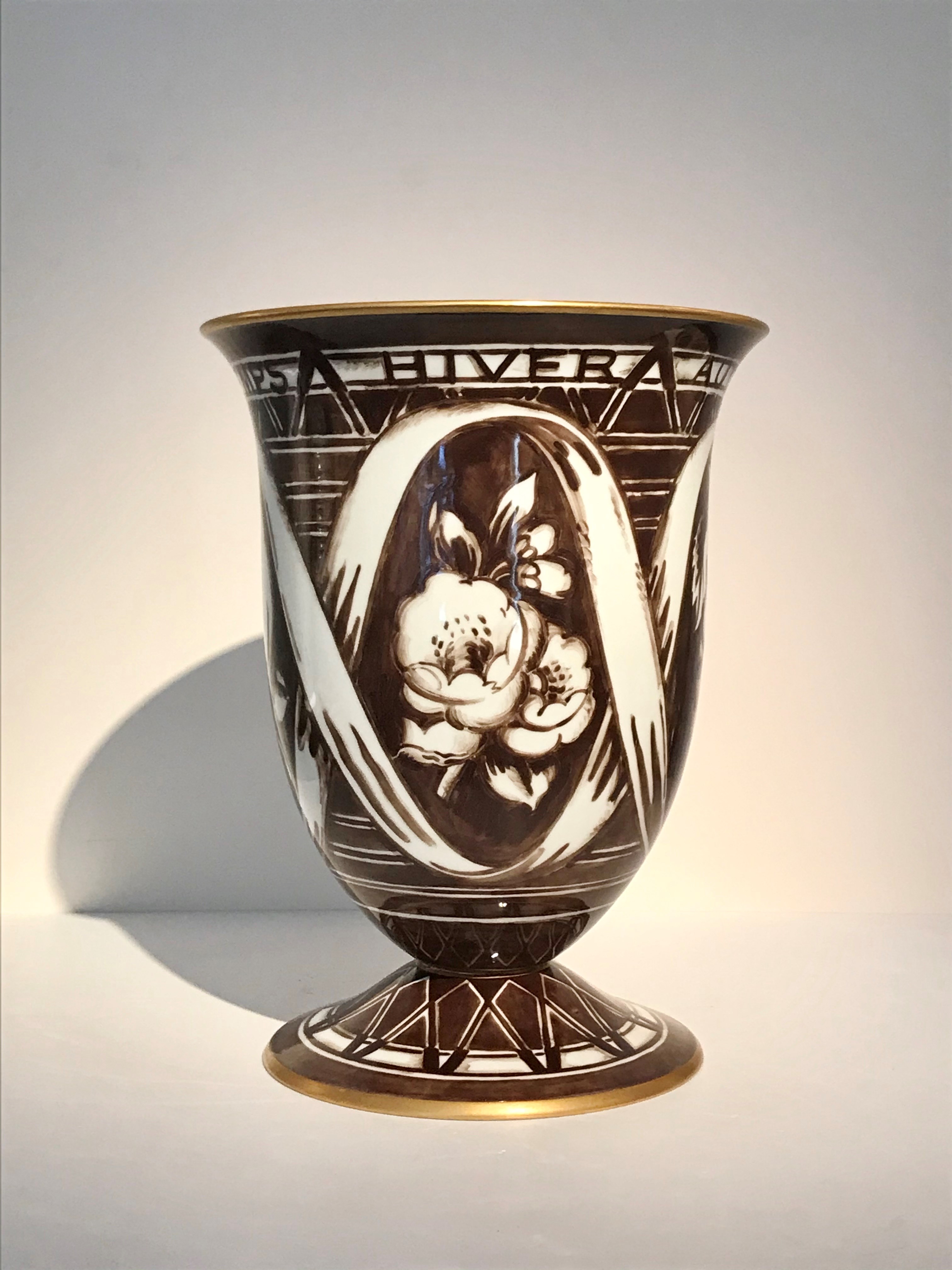 Vase "Quatre saisons"