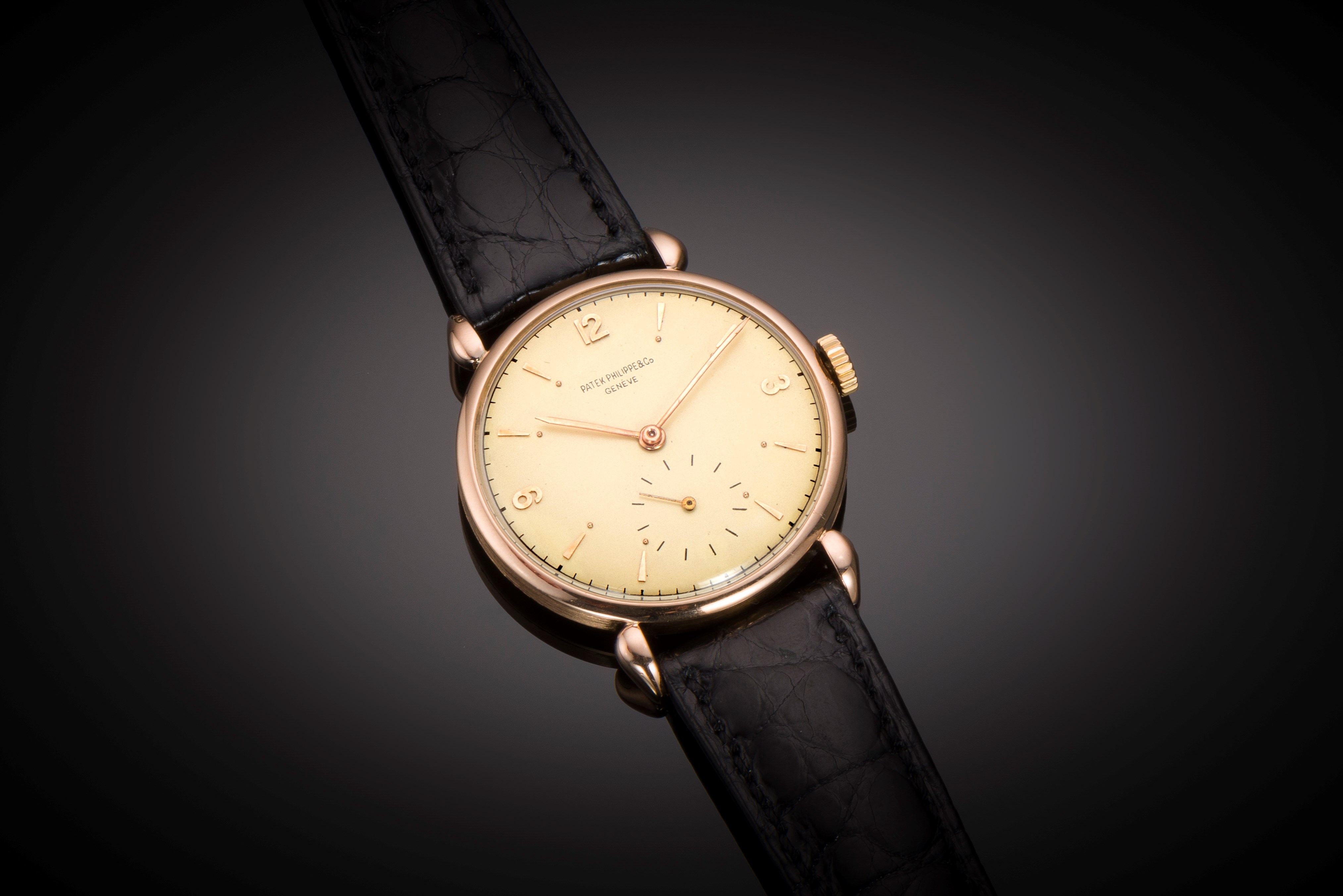 Montre Patek Philippe vintage vers 1940 grande taille or